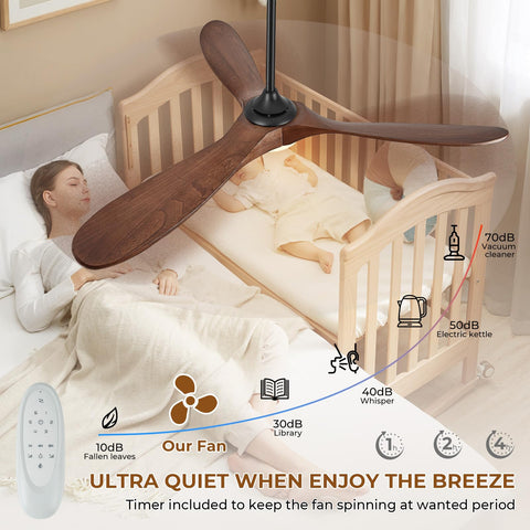 BOOSANT fan suitable for indoor and outdoor use in living rooms and patios