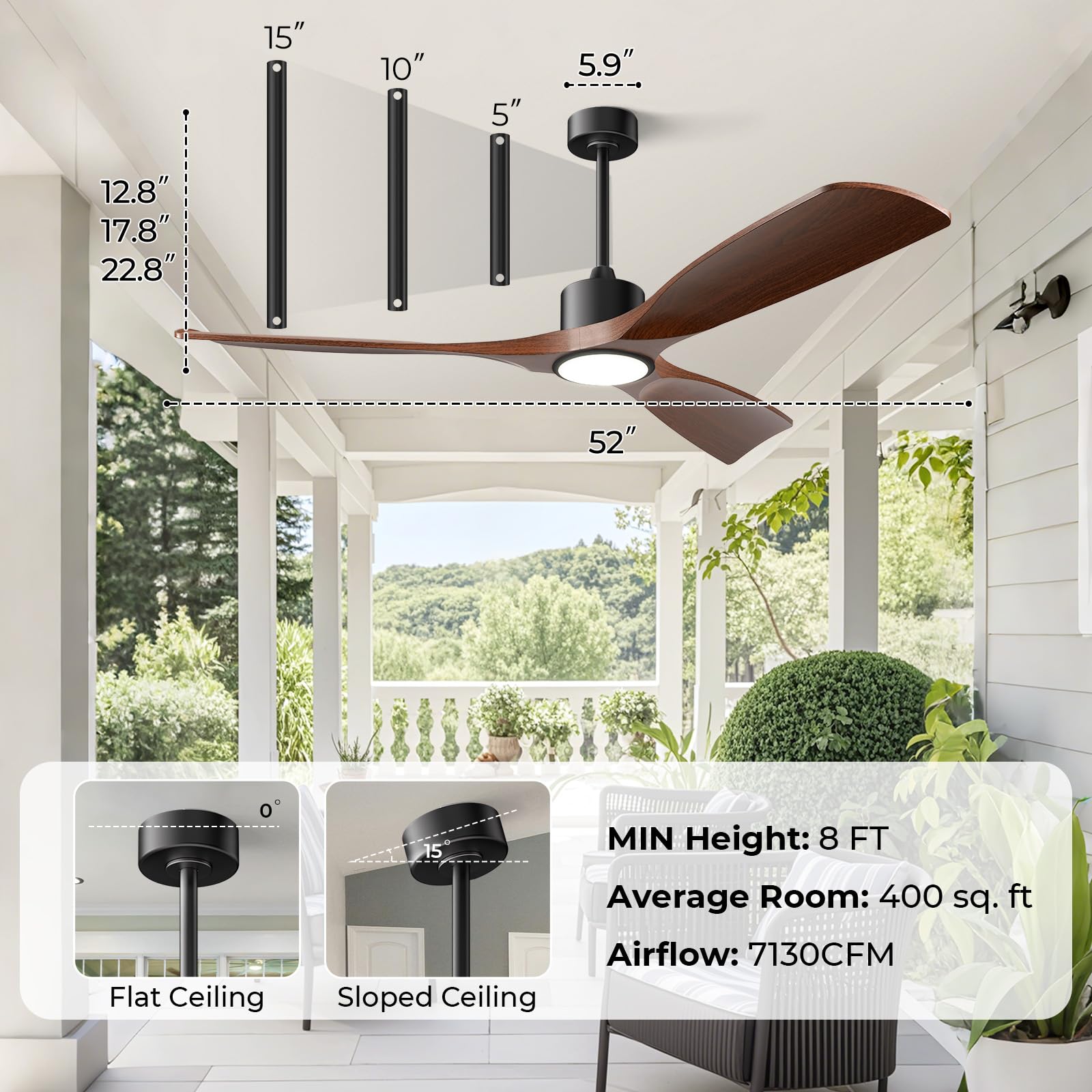 BOOSANT moisture-resistant finish withstands outdoor conditions