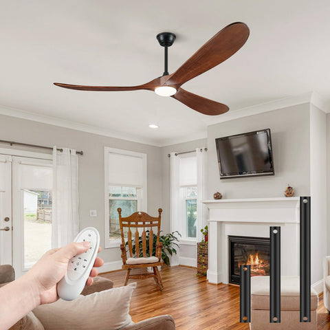 Open-concept space cooling with BOOSANT 52-inch ceiling fan