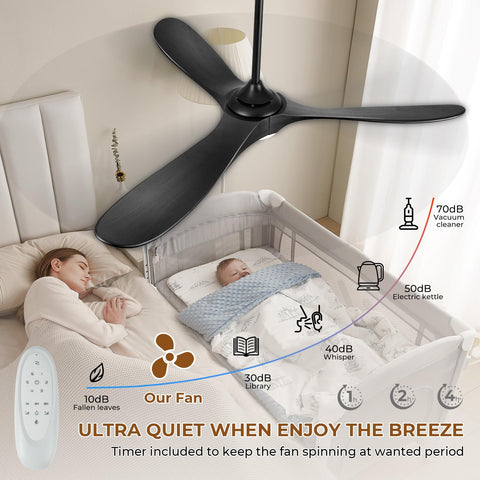 BOOSANT whisper quiet operation minimizes noise for bedrooms and patios