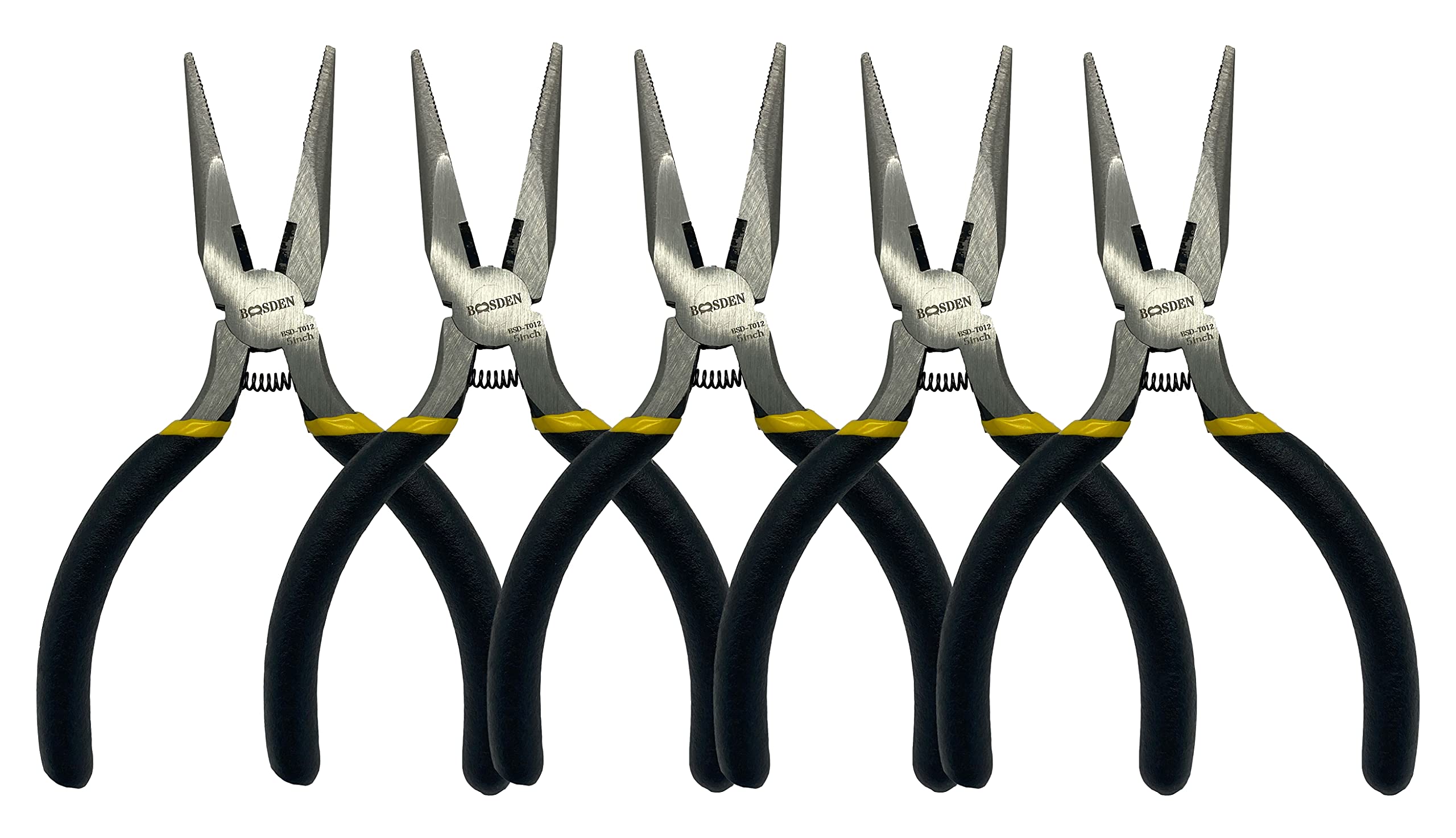 BOOSDEN 5-pack mini precision pliers packaging, ready to stock.
