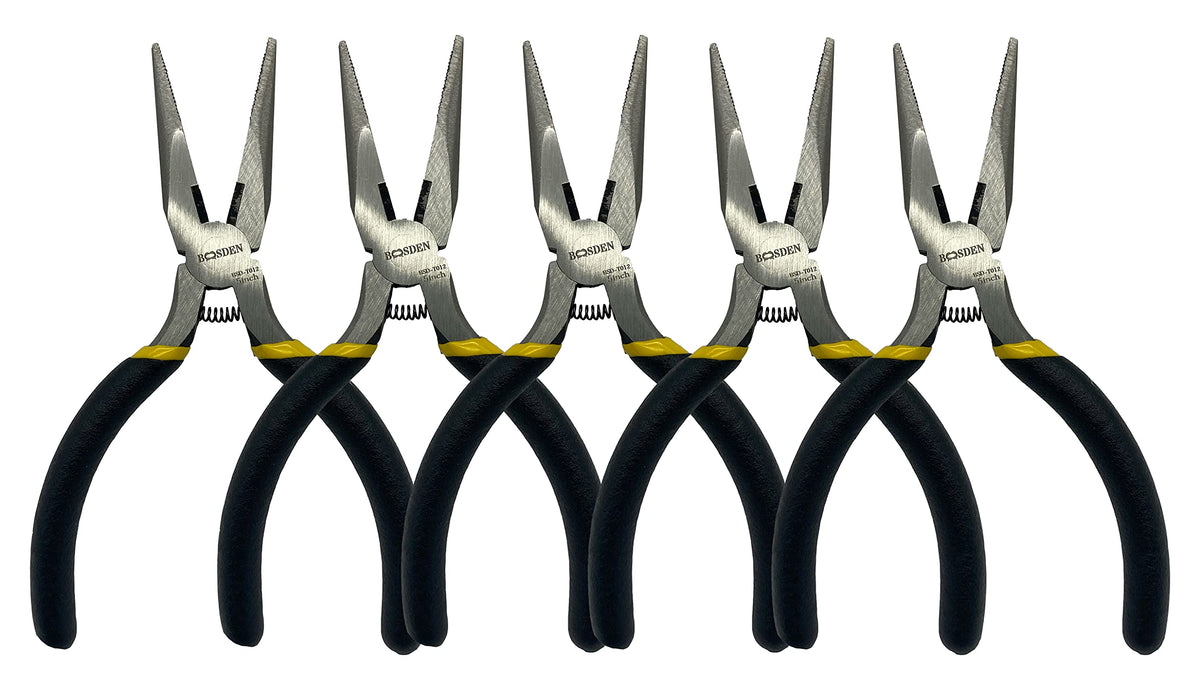 BOOSDEN 5-pack mini precision pliers packaging, ready to stock.