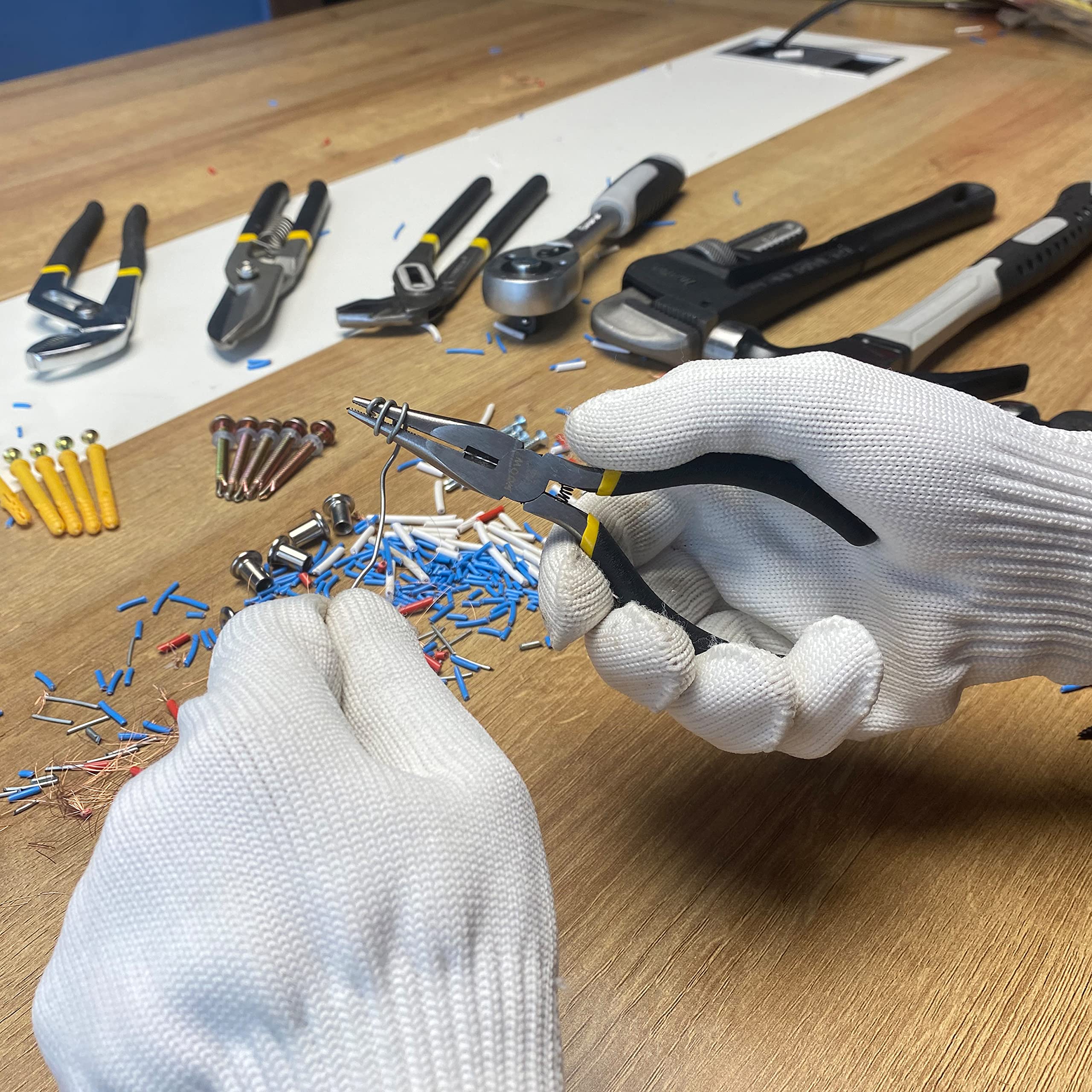 BOOSDEN compact pliers stored in a toolbox drawer.