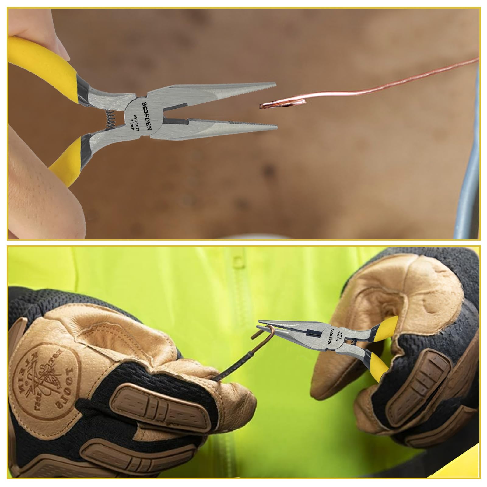BOOSDEN mini needle nose pliers reach tight electronics components