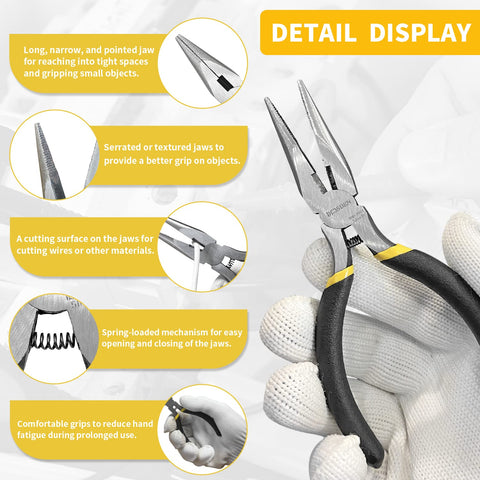 BOOSDEN precision pliers wire cutter edge closeup for smooth cuts.