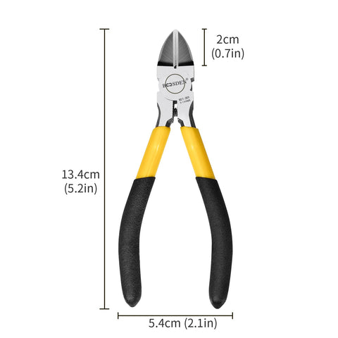 BOOSDEN ultra-sharp blades in action enable precise cuts on thin wires.