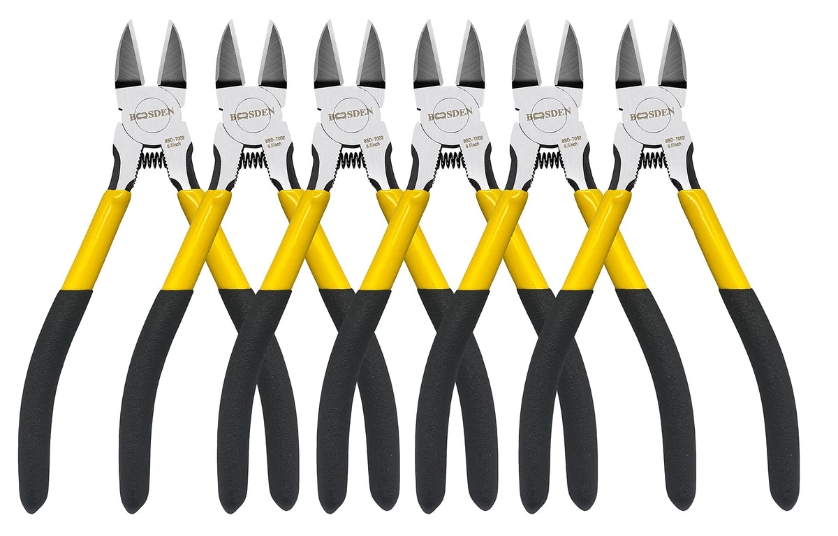 Boosden wire cutters close-up blade highlighting sharp precision for delicate wires.