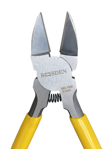Boosden wire cutters with non insulated reminder emphasize safe handling during projects.