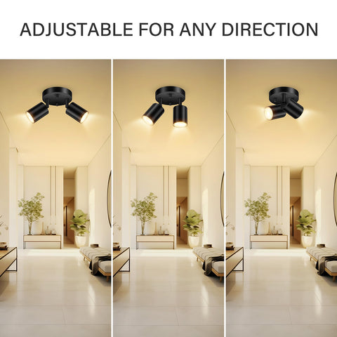 Easy installation with standard canopy and included hardware for quick setup