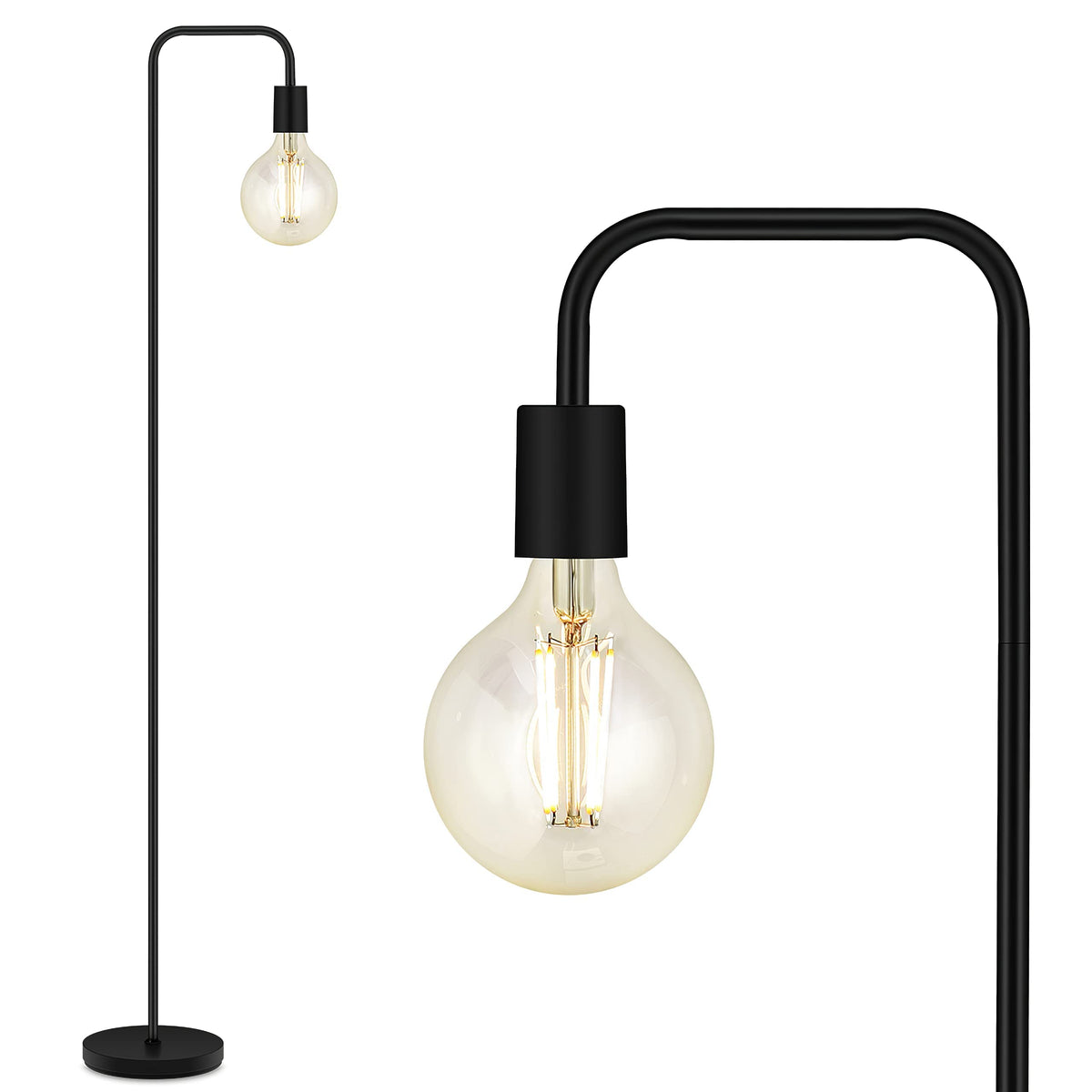 BoostArea floor lamp 63-inch standing height for expansive living spaces.