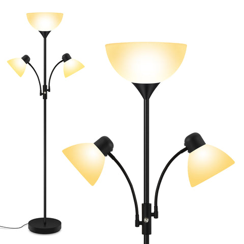 BoostArea floor lamp 71 tall illuminates cozy living room corners with warm ambient light.