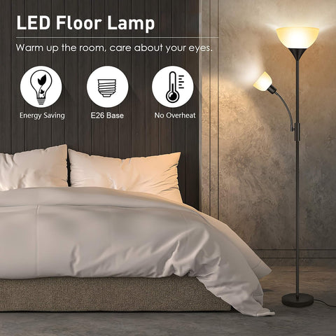 BoostArea adjustable reading arm guides light exactly where needed