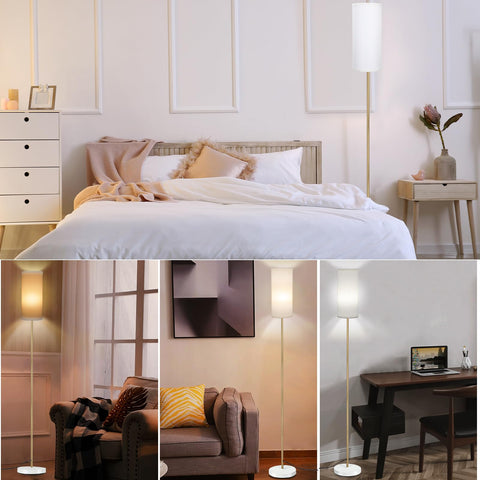 BoostArea floor lamp in a living room setup providing ambient lighting.