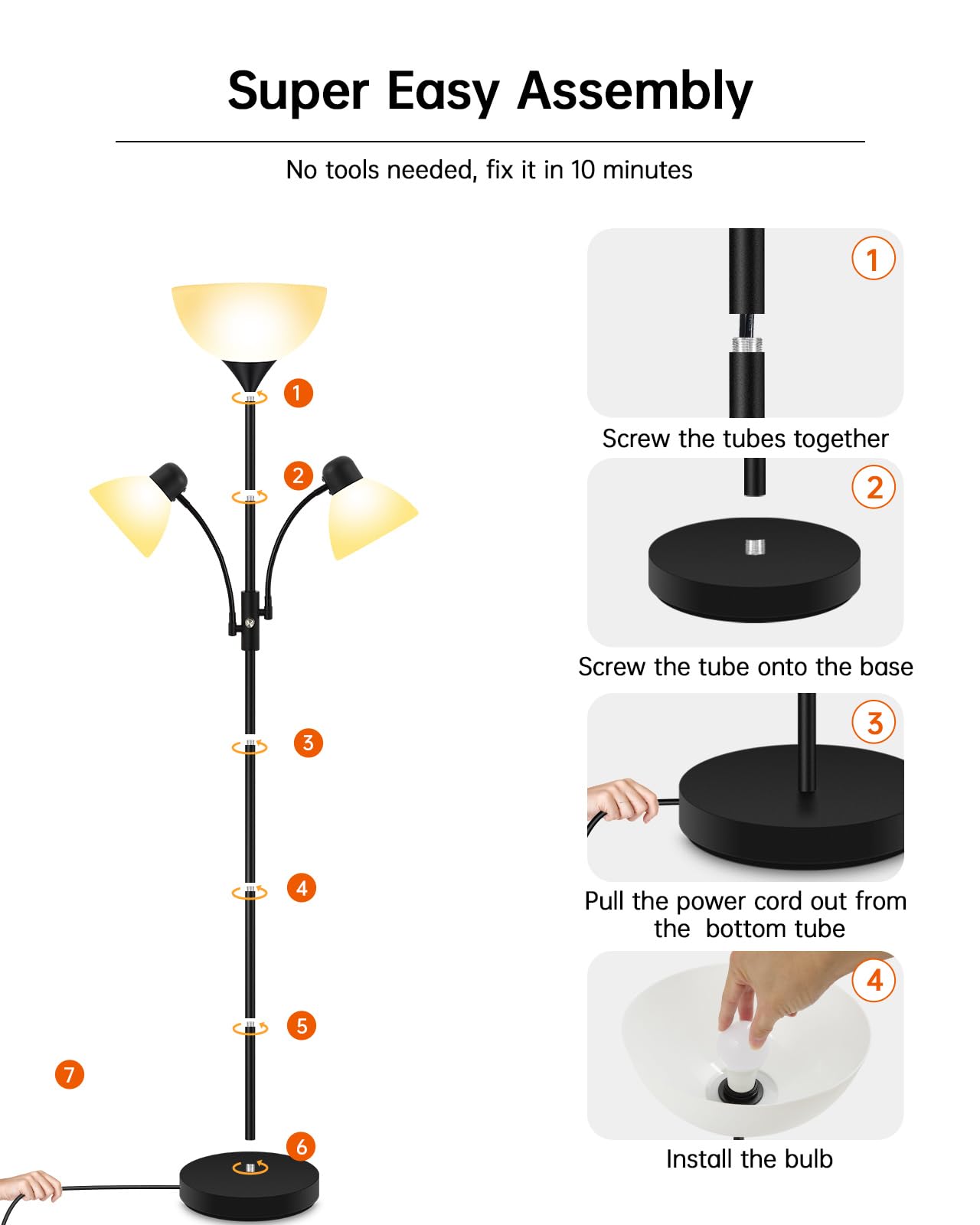 BoostArea lamp compatible with smart plugs supports simple home automation.