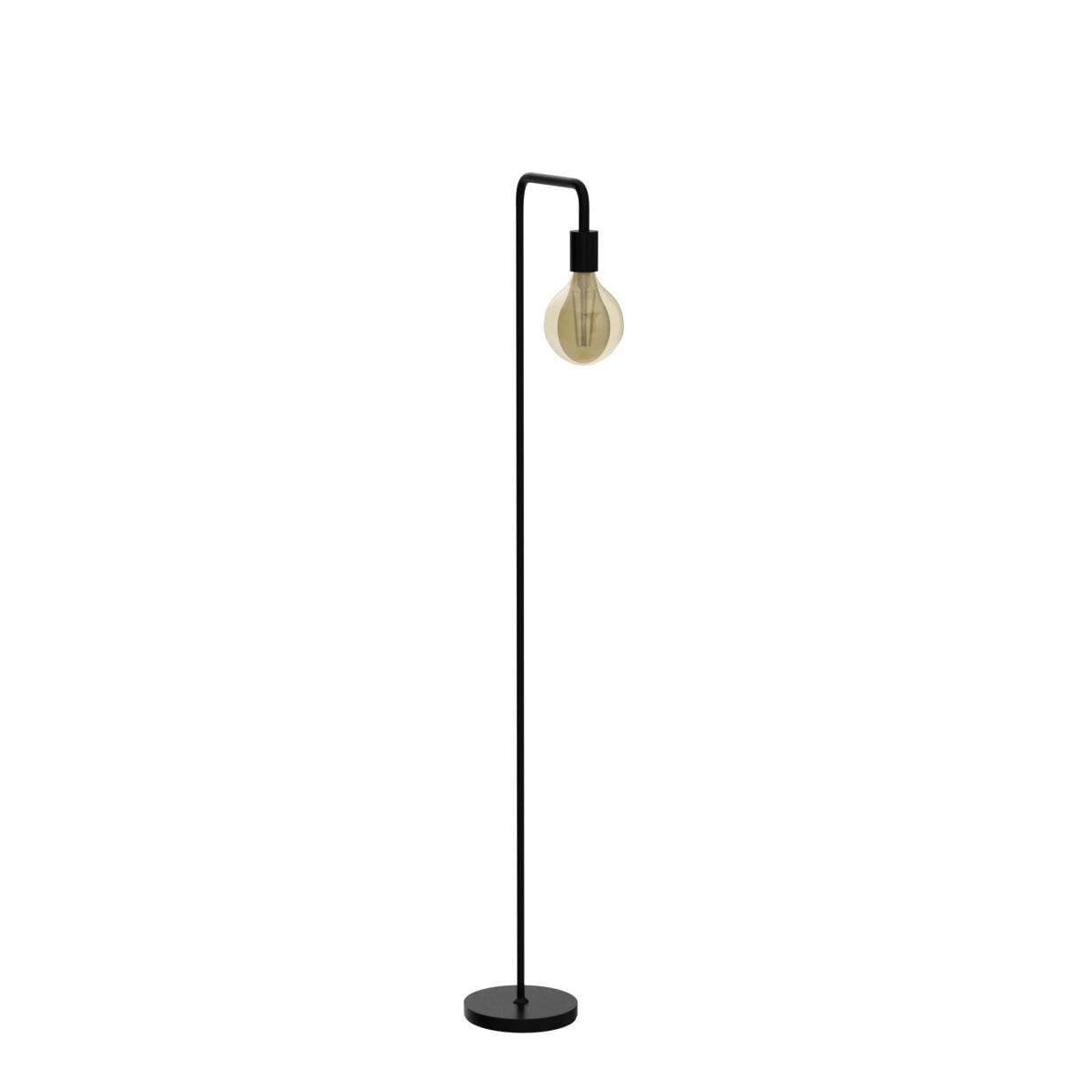 BoostArea floor lamp with footswitch for hands-free on/off.