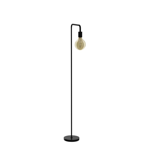 BoostArea floor lamp with footswitch for hands-free on/off.