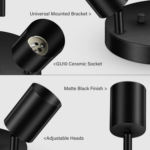 BoostArea lighting ideal for kitchen, living room, and bedroom with adjustable heads