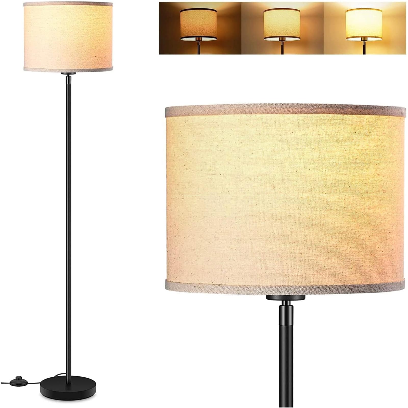 BoostArea modern floor lamp base with a stable 6 lb foundation for safe placement.