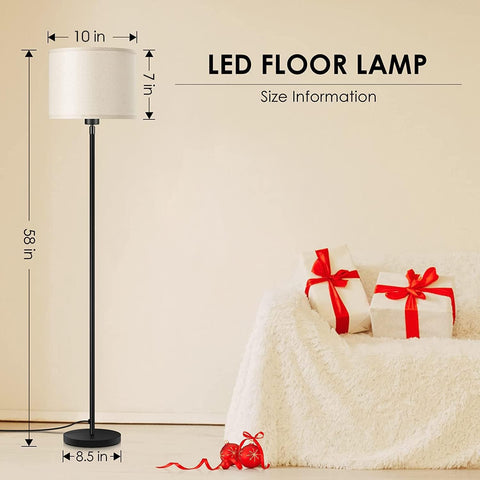 BoostArea non-slip base keeps the lamp steady on wood and carpet floors.