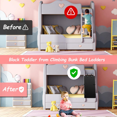 Boostree universal-fit design adapts to most bunk ladder shapes