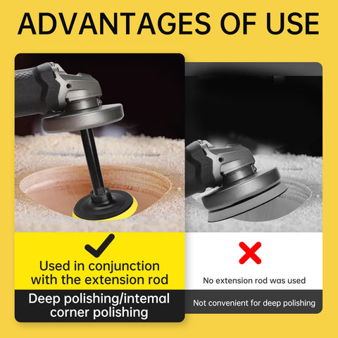 Boounyatin extension rod 5-5in reaches confined areas efficiently.