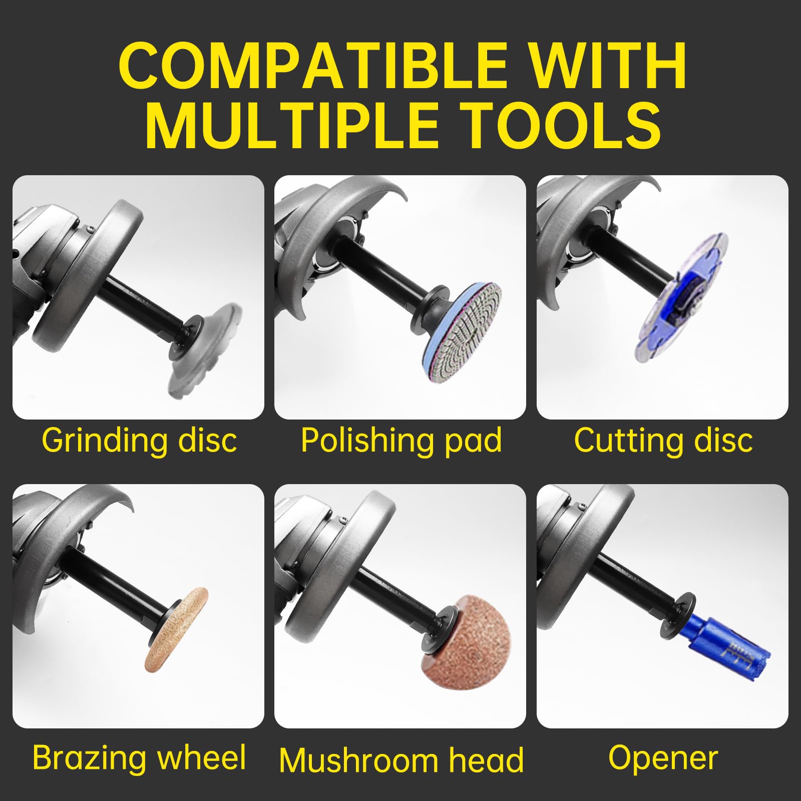 Boounyatin grinder spanner wrench for fast, secure nut changes.