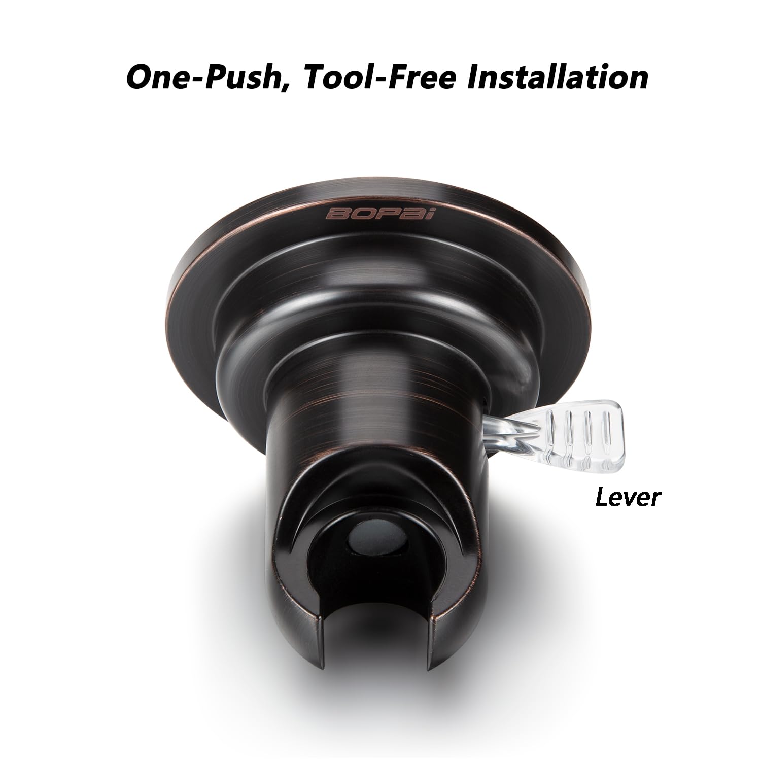 BOPai adhesive-disc for rough surfaces enables reliable mounting.