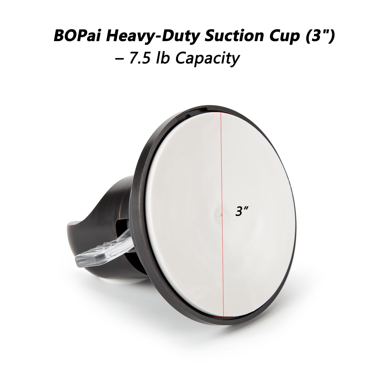 BOPai 3/4-inch showerhead slot ensures compatibility.