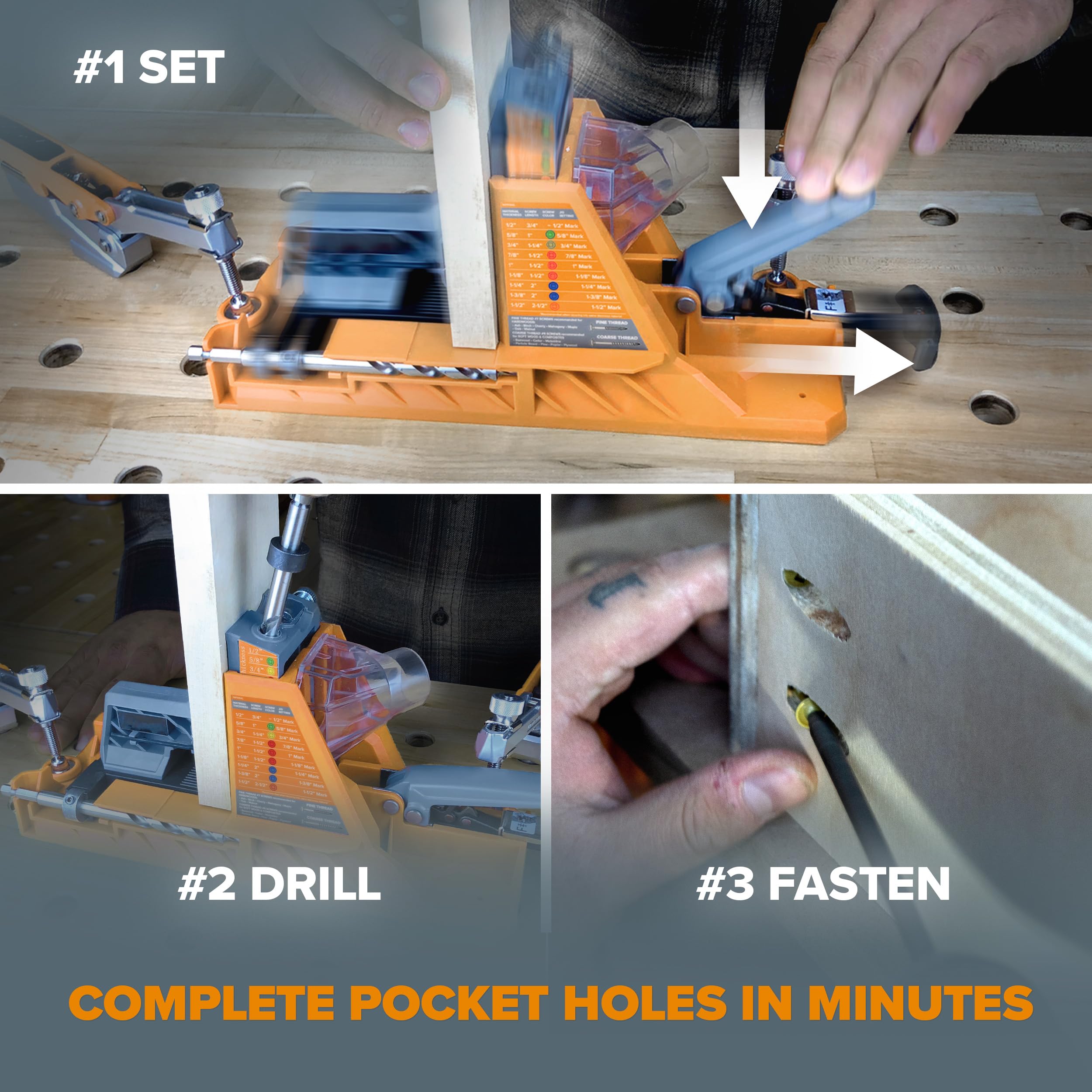 BORA AutoJig used in shelf assembly workflows