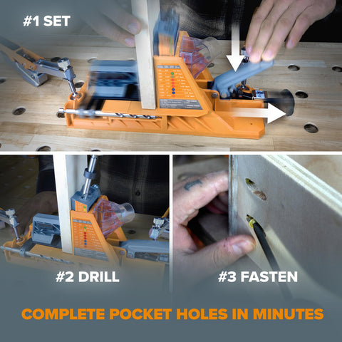 BORA AutoJig used in shelf assembly workflows