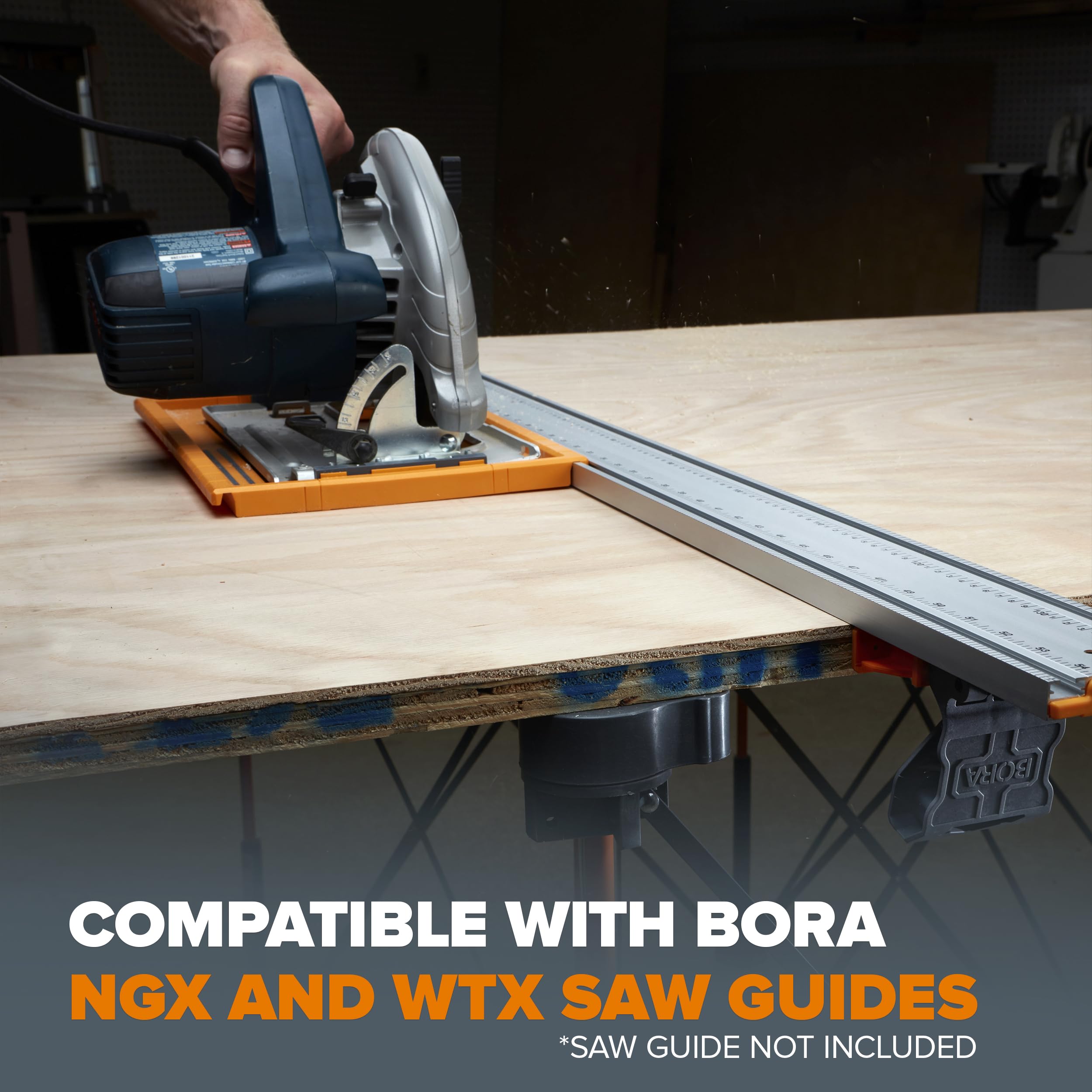 BORA NGX Saw Plate RT enhances workflow with fast mounting and precise results.
