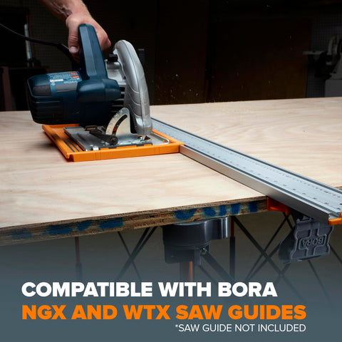 BORA NGX Saw Plate RT enhances workflow with fast mounting and precise results.