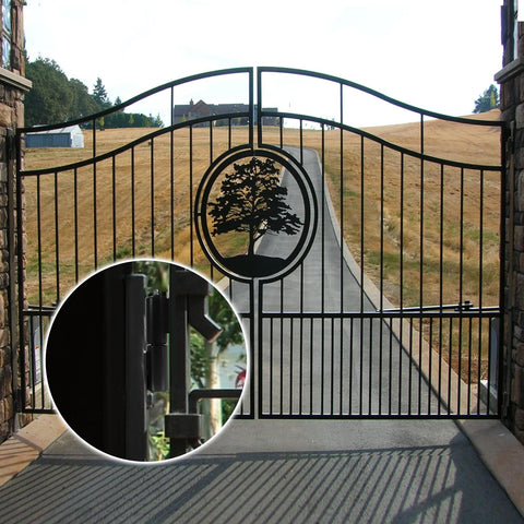BORDERSMOVER trailer gate hinge enabling smooth swing on ramps