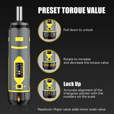 Bore Baby 40 S2 bits magnetized for durable, secure screw fit