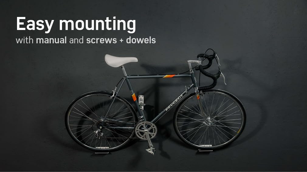 Borgen compact wall rack ideal for garages, sheds, or living spaces.