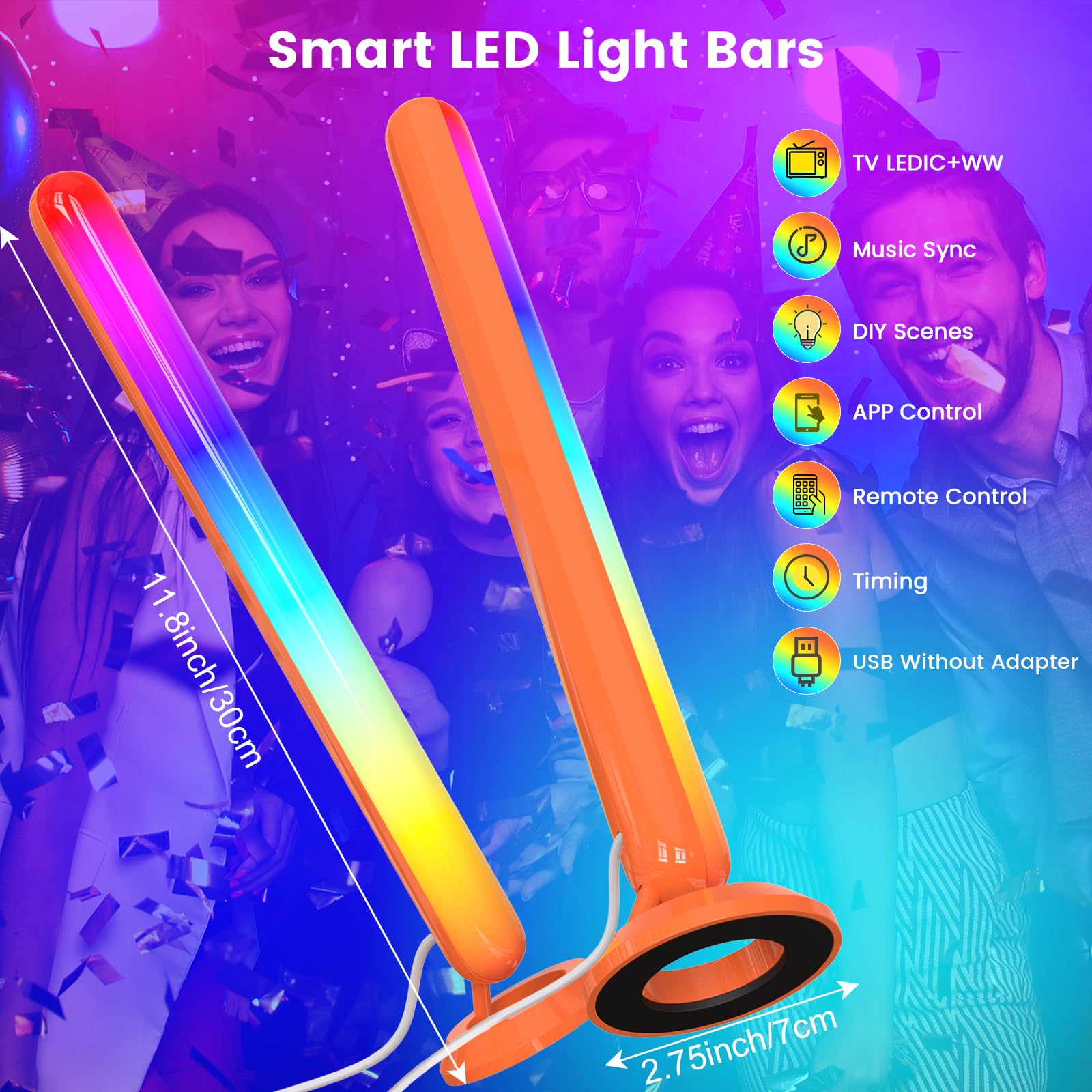 Borllyem music sync in use with responsive lighting synced to audio