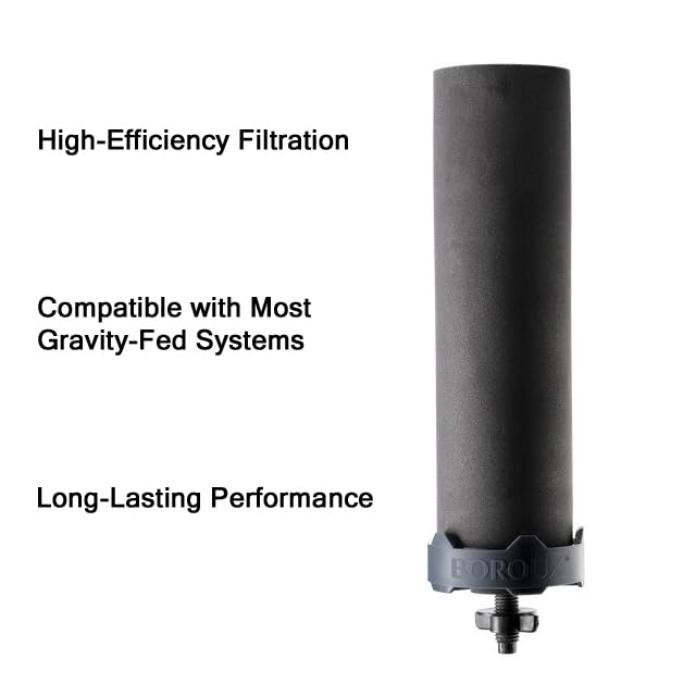 Boroux Foundation BB9-2 replacement filter for Berkey systems delivers reliable filtration.