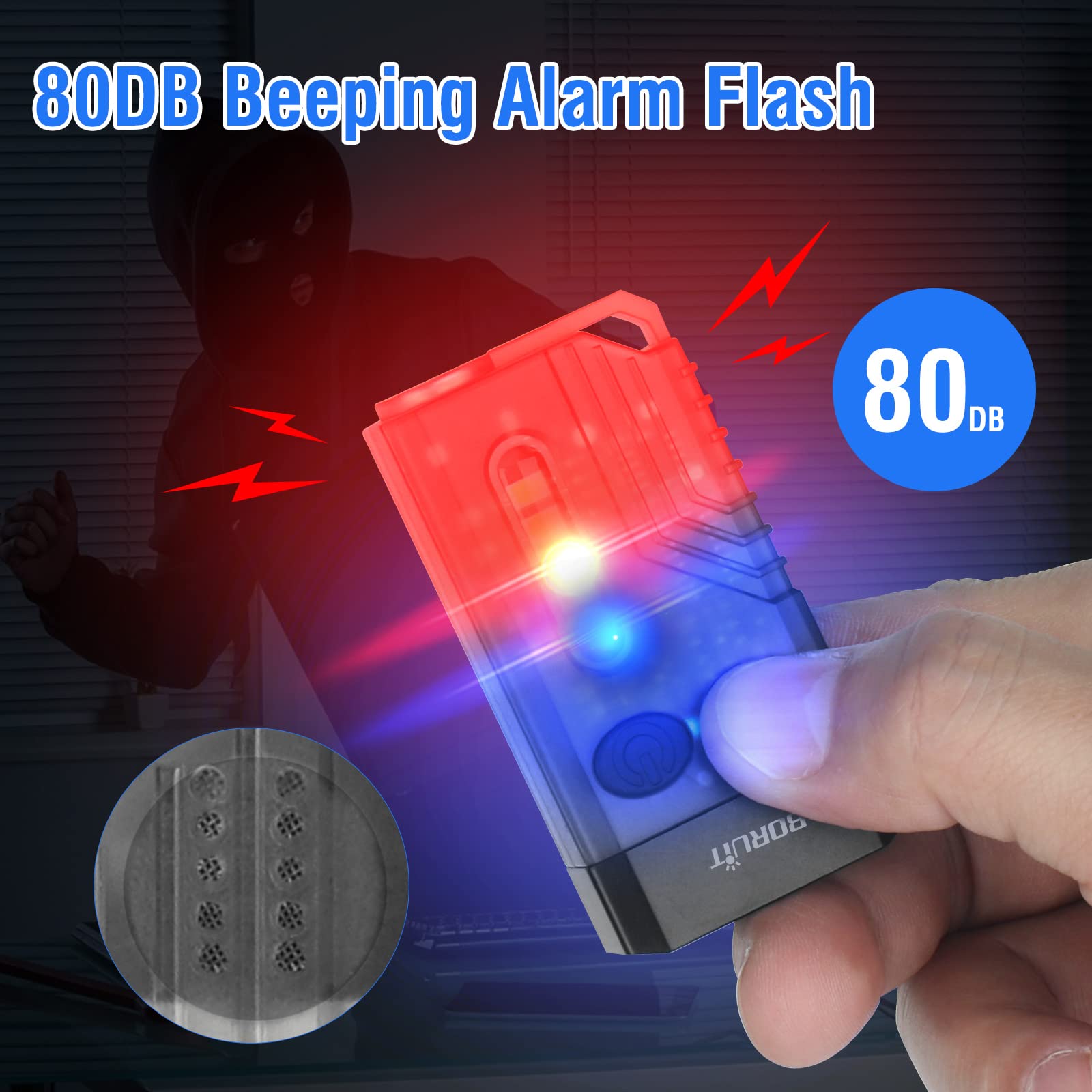 BORUIT V10 IPX4 waterproof sealing protects against rain and splashes.