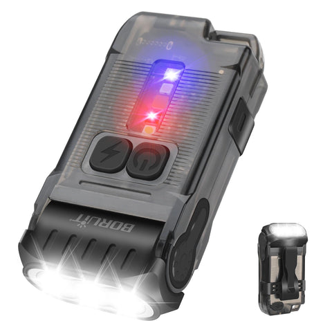 BORUIT V15 head swivel 80-degree design for wide illumination