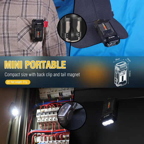 BORUIT V15 IP67 waterproof design for all-weather use
