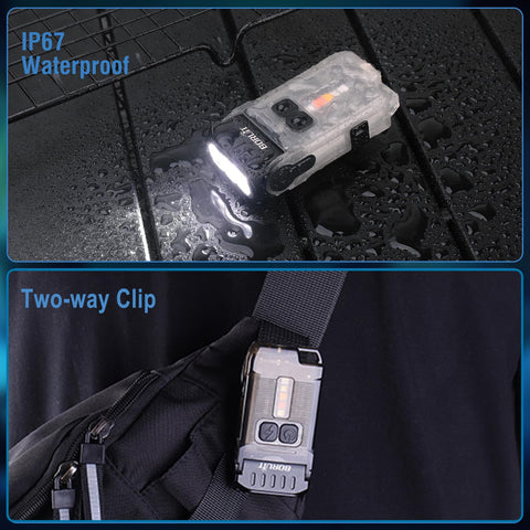 BORUIT V15 compact pocket size fits easily in a keychain or glove compartment
