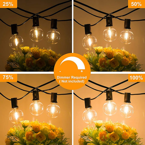 Bosceos globe lights end-to-end connection enables scalable outdoor lighting.