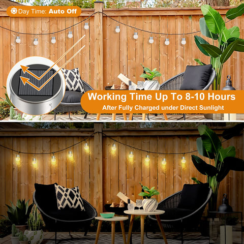 Bosceos outdoor crystal glass lanterns with stylish hanging design