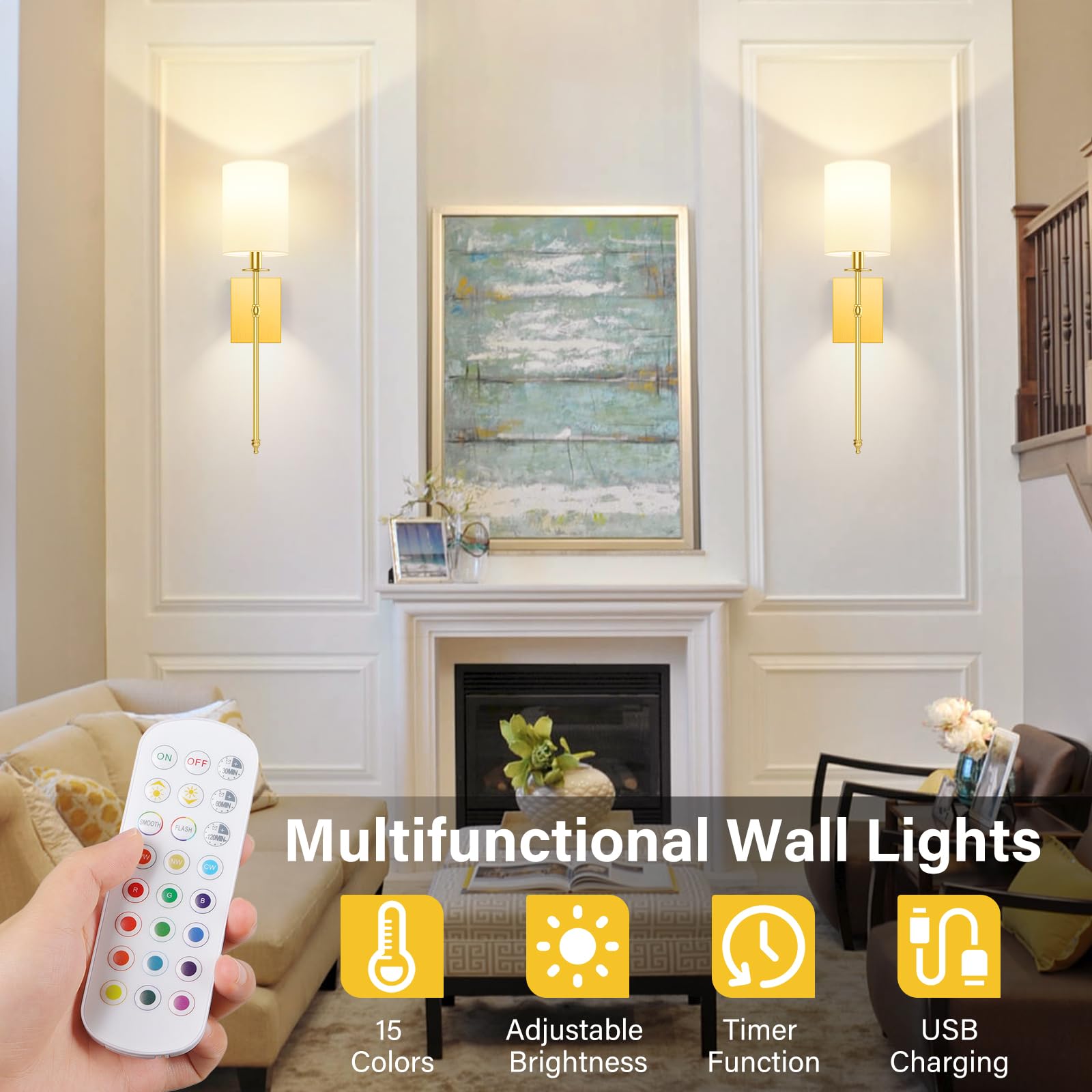 Bosceos remote control ready for dimming and quick adjustments