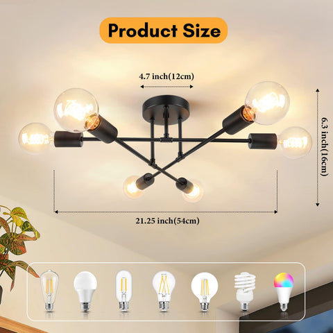 Bosceos rust resistant metal chandelier built for lasting durability