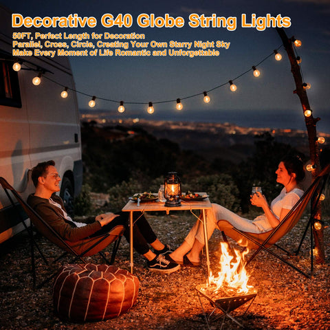 Waterproof design keeps lights working in rain, sun, or mist