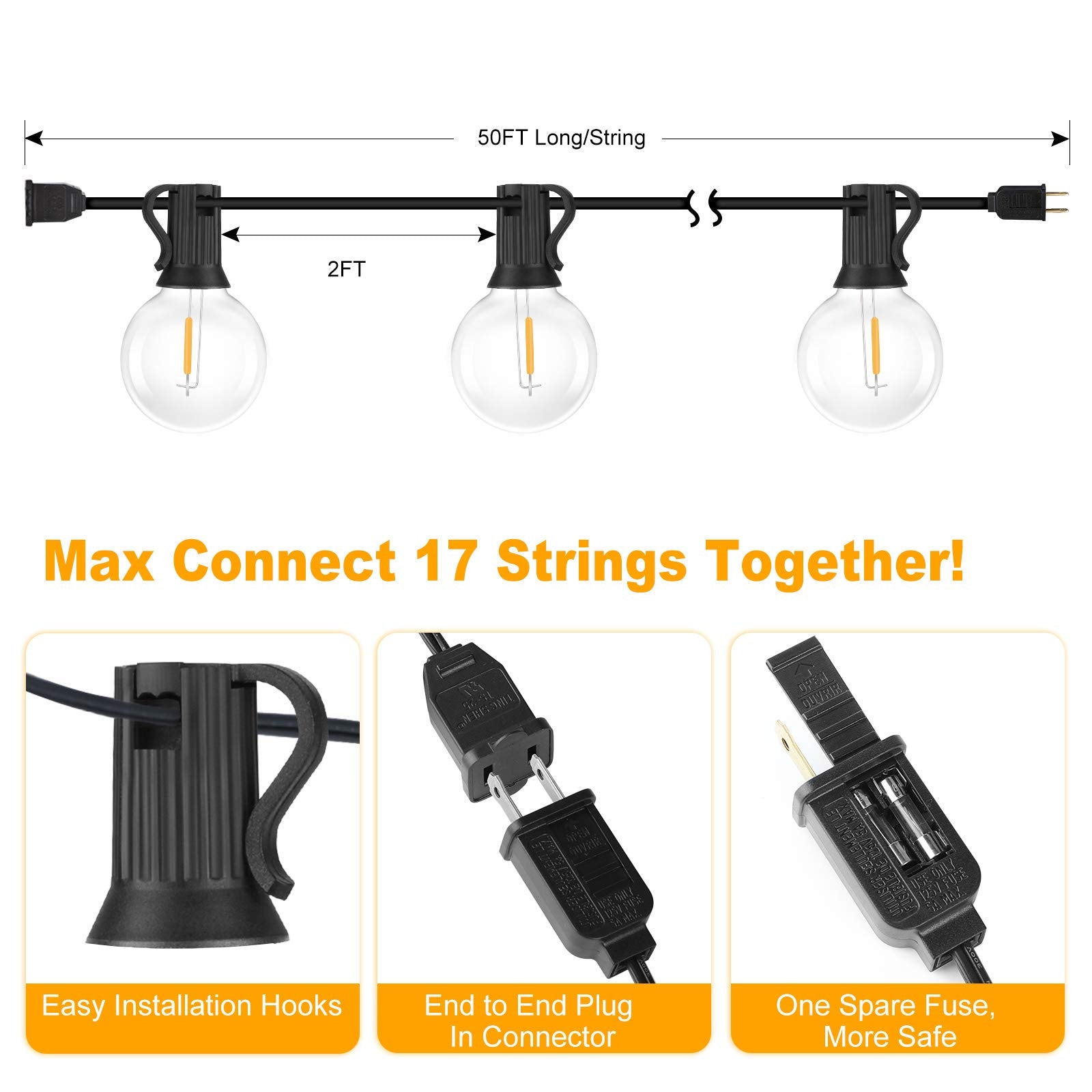Ideal for weddings, patios, backyards, and festive gatherings