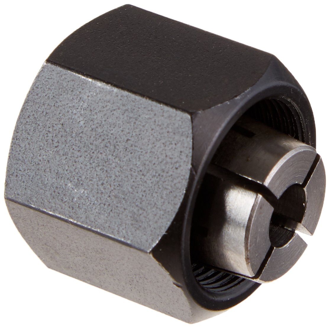 Bosch 2610906283 collet chuck fitment for 1613–1619 routers enables quick, secure bit changes.