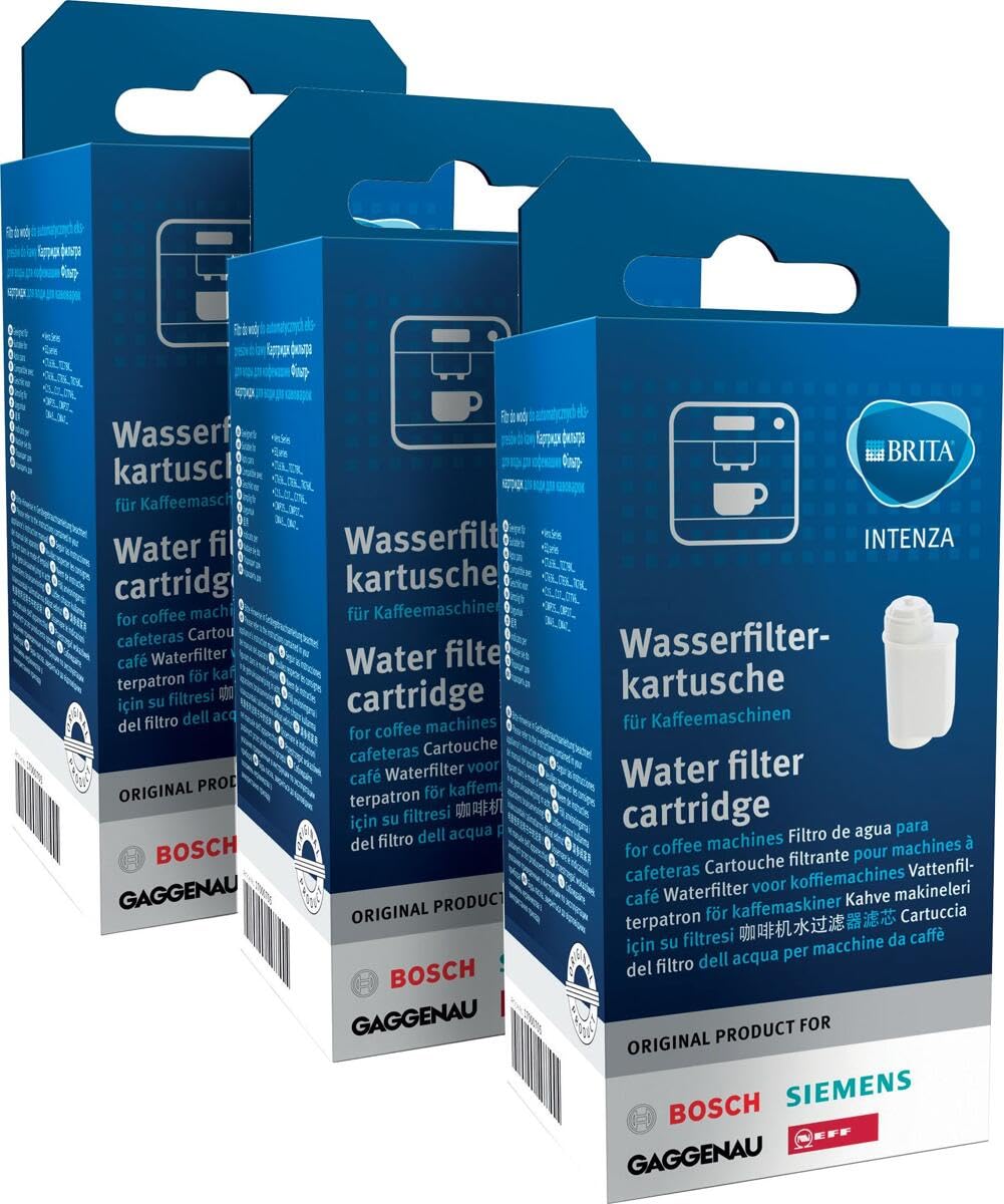 Bosch Brita Intenza filter pack shown to reduce scale and improve coffee flavor.