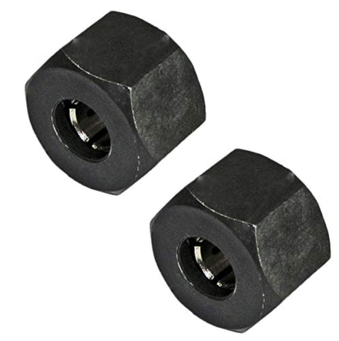 Bosch 1/4 in Collet Chuck 2-pack top view shows secure grip for precise routing